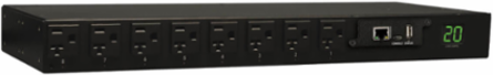 1.9kW Switched PDU, 16 Outlets, 120V, 1U Rack-Mount, 12ft Cord