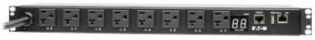 1.9kW Single-Phase Switched PDU, 12 ft Cord, 8 NEMA 5-15/20R Outlets, 1U Rack