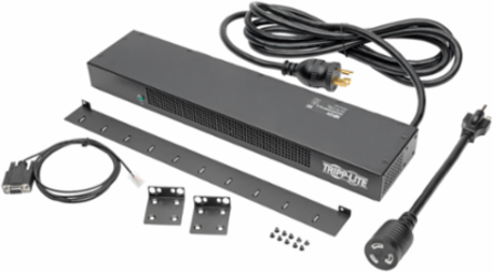 1.9kW Single-Phase Switched PDU, 12 ft Cord, 8 NEMA 5-15/20R Outlets, 1U Rack
