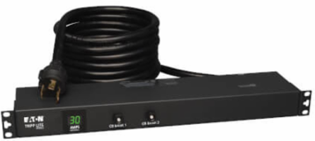 2.9kW Metered PDU, 30A 120V, 12 Outlets, 15ft Cord, 1U Rack-Mount