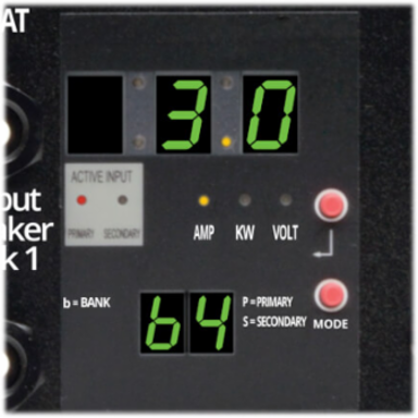 2U Automatic Transfer Switch PDU, 2 120V L5-30P Inputs, 24 5-15/20R Outputs