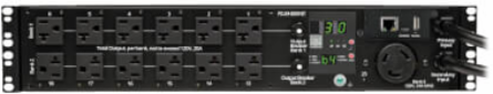 2.9kW Switched Automatic Transfer Switch PDU, 2U Rackmount, 30A, 25 Outputs