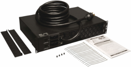 5.8kW Metered PDU, 2U Rack-Mount, 30A 208/240V, 12ft Cord, 18 Outlets