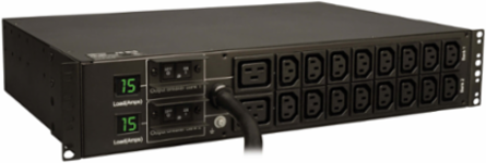 5.8kW Metered PDU, 2U Rack-Mount, 30A 208/240V, 12ft Cord, 18 Outlets
