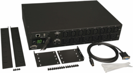 5.8kW Switched PDU, 14 Outlets, 2U Rack-Mount, L6-30P, 15ft Cord