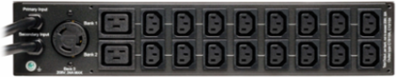 5.8kW Metered Auto Transfer Switch PDU, 30A, 2U, 19 Outlets