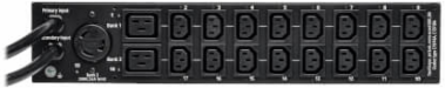 5.8kW Single-Phase Switched Automatic Transfer Switch PDU, 2U, 30A, 208/240V