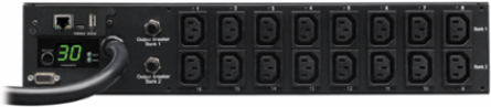 5.8kW Switched PDU, 2U Rack-Mount, 30A, 12ft Cord, 16 C13 Outlets