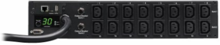 5.8kW Switched PDU, 2U Rack-Mount, 30A, 12ft Cord, 16 C13 Outlets