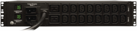 Metered PDU 7.4kW 32A 230V, 18 Outlets, 12ft Cord, 2U Rack-Mount