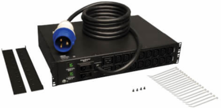 Metered PDU 7.4kW 32A 230V, 18 Outlets, 12ft Cord, 2U Rack-Mount
