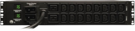 Metered PDU 7.4kW 32A 230V, 18 Outlets, 12ft Cord, 2U Rack-Mount
