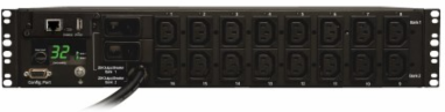 Switched PDU 7.4kW 32A 230V 16 C13 Outlets 2U Rack-Mount