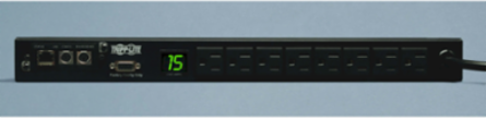 Monitored PDU 1.4kW 15A 120V 1U Rack-Mount with 12ft Cord & 8 NEMA 5-15R Outlets