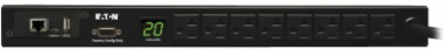 1.9kW Monitored PDU, 120V, 8 Outlets, 12 ft Cord, 1U Rack-Mount