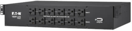 2.9kW 120V Single-Phase ATS/Monitored PDU - 24 5-15/20R & 1 L5-30R Outlets, Dual L5-30P Inputs, 10 ft. Cords, 2U, TAA