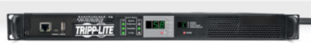 5.8kW Monitored ATS PDU, 2 30A L6-30P Inputs, 1U Rackmount, Network Monitoring
