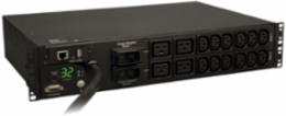 7.4kW Monitored PDU, 16 Outlets, 230V, 2U Rack-Mount, 12ft Cord