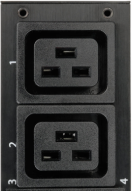 3.3/3.7kW Monitored PDU, 0U 90cm, 18 C13/2 C19 Outlets