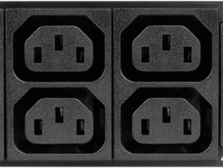 3.3/3.7kW Monitored PDU, 0U 90cm, 18 C13/2 C19 Outlets
