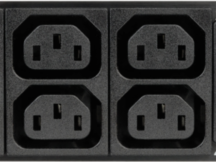 3.3/3.7kW Monitored PDU, 0U 90cm, 18 C13/2 C19 Outlets