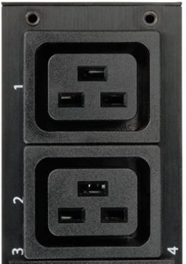 3.3/3.7kW Monitored PDU, 0U 90cm, 18 C13/2 C19 Outlets