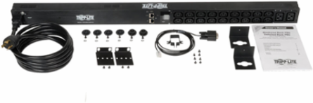3.3/3.7kW Monitored PDU, 0U 90cm, 18 C13/2 C19 Outlets