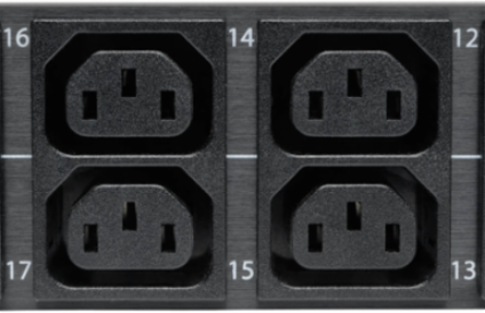 5.8kW Single-Phase Monitored PDU, 208/240V, 42 Outlets (36 C13/6 C19), 10 ft. Cord, 0U
