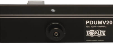 1.9kW Metered Vertical PDU, 120V, 6 Outlets, 15ft Cord