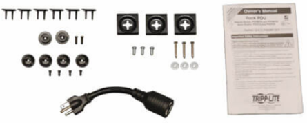 1.9kW Metered Vertical PDU, 120V, 6 Outlets, 15ft Cord