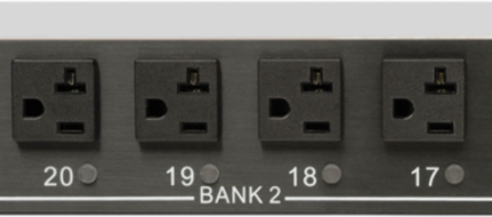 2.9kW Single-Phase Switched PDU, 24 NEMA 5-15/20R Outlets, 10 ft Cord