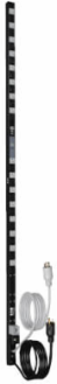 3.8kW Metered PDU, Dual Circuit, 32 Outlets, 10ft Cord, 0U Vertical