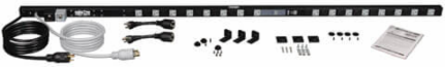 3.8kW Metered PDU, Dual Circuit, 32 Outlets, 10ft Cord, 0U Vertical
