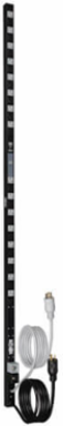 3.8kW Metered PDU, Dual Circuit, 32 Outlets, 10ft Cord, 0U Vertical