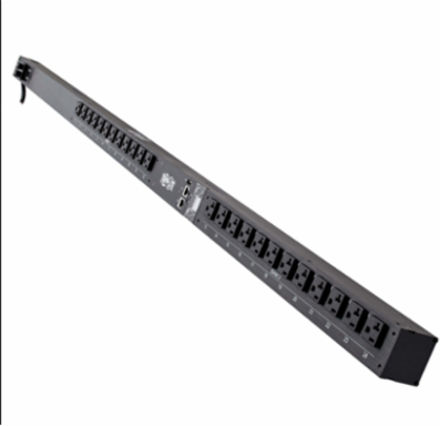 2.9kW Vertical Switched PDU, 24 NEMA 5-15/20R Outlets, 10 ft Cord, TAA Compliant