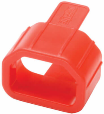 Plug-Lock Inserts, Red, 100 Pack, C14 to C13 Compatibility