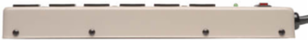 6-Outlet Surge Protector, 6 Ft Cord, 900 Joules, Metal Housing