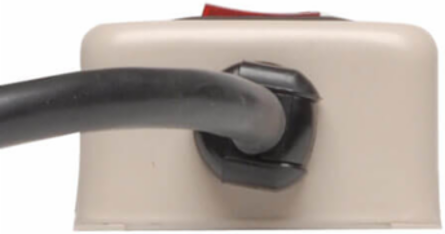 6-Outlet Surge Protector, 6 Ft Cord, 900 Joules, Metal Housing
