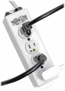 Medical-Grade Power Strip with 4 Hospital-Grade Outlets, 15 ft. Cord