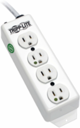 Medical-Grade Power Strip with 4 Hospital-Grade Outlets, 15 ft. Cord
