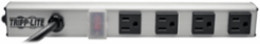4-Outlet Power Strip, 10 ft Cord, 15A Circuit Breaker, 12 Inch Length
