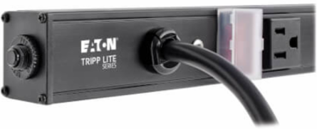 8-Outlet Vertical Power Strip, 120V, 15A, 15 ft. Cord, Black Housing