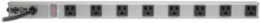 8-Outlet Vertical Power Strip, 120V, 15A, 24 Inch, 15 ft. Cord