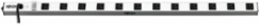 12-Outlet Vertical Power Strip, 120V, 15A, 15-ft Cord, Lighted Switch
