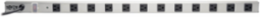 12-Outlet Vertical Power Strip, 120V, 15A, 6 ft Cord, 36 Inch Housing