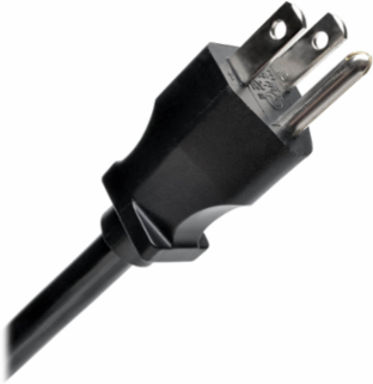 16-Outlet Vertical Power Strip, 120V, 15A, 15 ft Cord, Black Housing