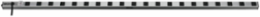20-Outlet Vertical Power Strip, 120V, 15A, 15-ft Cord, Mountable