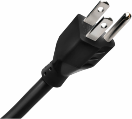 6-Outlet Power Strip with 6 ft Cord, 15A Circuit Breaker, Black