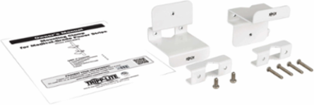 Medical-Grade Power Strip Mounting Clamp with Antimicrobial Protection, Fits 0.875-1.25 Inch Poles