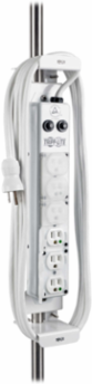 Medical-Grade Power Strip Mounting Clamp with Antimicrobial Protection, Fits 0.875-1.25 Inch Poles